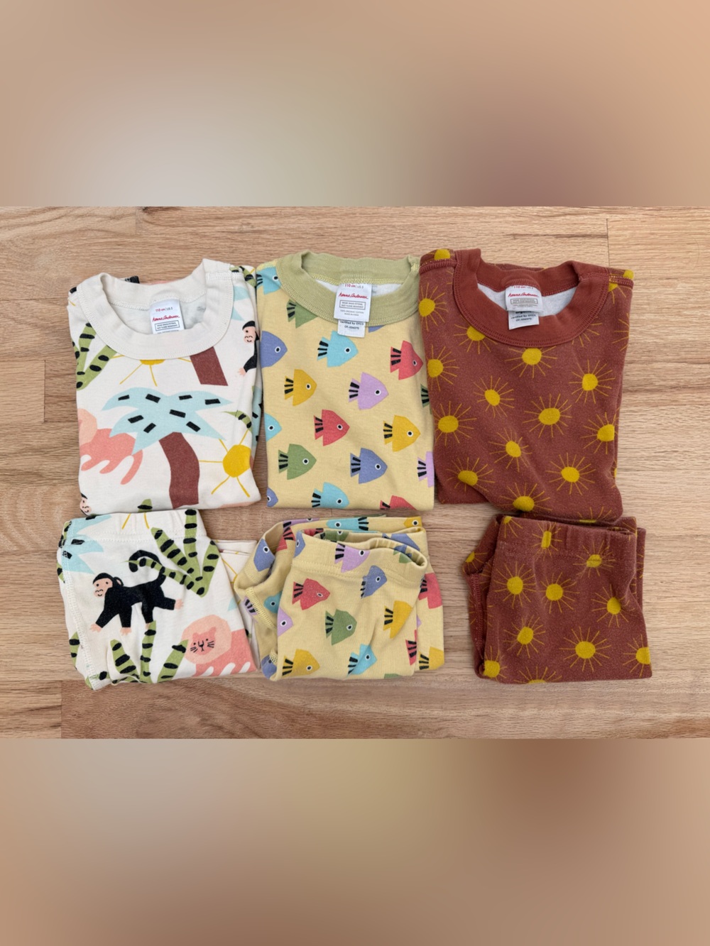 Hanna Andersson pajama short sets (bundle of 3)